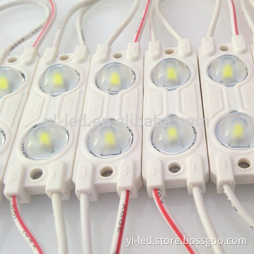 wholesale waterproof 160 Degree injection SMD 2835 2 points led module lighting with lens, 0.4W SlimLetter LED module 2 SMD2835